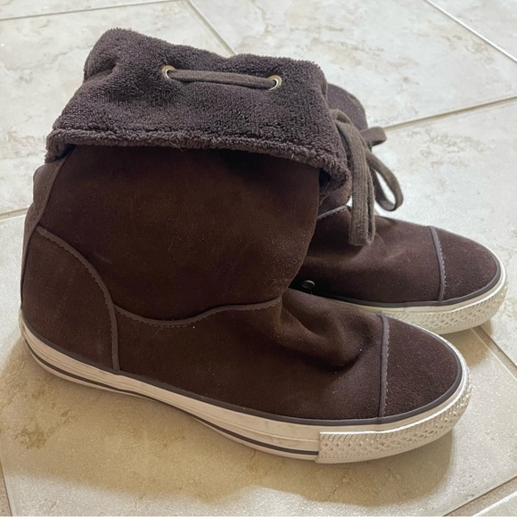 Converse All Star Andover Suede Fold Down
Ankle Boots Sneaker Brown Size 6 - Picture 7 of 14